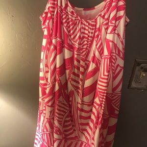 Lilly Pulitzer Daphne Dress Capri Pink Yacht Sea